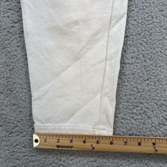 Youngla Sweatpants Mens 32R White Jogger Pants Elastic Waist Heavyweight - Picture 5 of 11